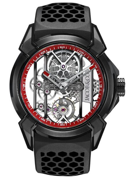 Review Jacob Co Replica EPIC X BLACK TITANIUM EX100.21.PS.RW.A watch - Click Image to Close